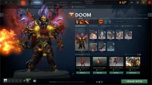 CONTA DOTA 2 ANCESTRAL 2, 4010K MMR 10K CONDUTA + ITENS