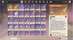 CONTA AR 56 / MAIS DE 150 DESEJOS / GENSHIN IMPACT / ENDGAME