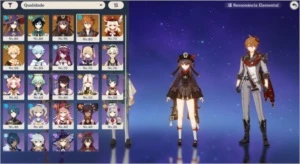 AR 54 Hu tao / Klee / Childe / Venti e Mona c3 Conta genshin - Genshin Impact
