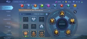 Conta mobile legends com várias skins collector