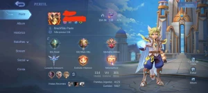 Conta mobile legends com várias skins collector