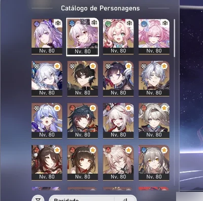 Conta Honkai Star  Time Premium Da Castorice  Silver Wolf - Honkai: Star Rail