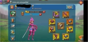 Conta Lords mobile t4