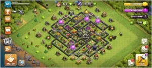 vila clash of clans cv 9
