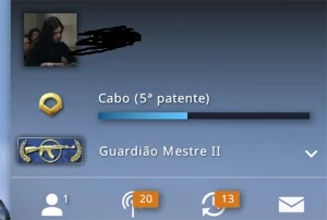 CS:GO Prime 12,000 horas + 10k pontos steam