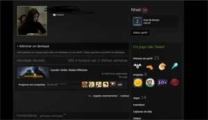 CS:GO Prime 12,000 horas + 10k pontos steam