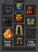 Tibia Knight 177 - Astera -FULL EQUIP 5kk itens/cash