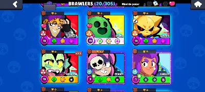 Conta Power Point 20774 Ouro 35415 Gema 399 Bling 43138 - Brawl Stars