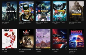 Conta com jogos na epic games