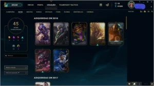 ACC 41K(MIL) EA 92 CHAMPS E 45 SKINS POR R$140,00 - League of Legends LOL