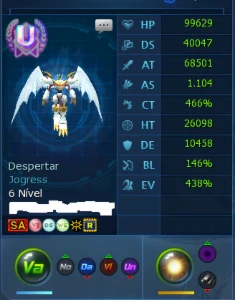 Conta End game LA OMEGA - Digimon Masters Online DMO