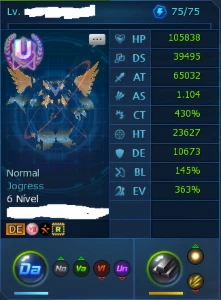 Conta End game LA OMEGA - Digimon Masters Online DMO