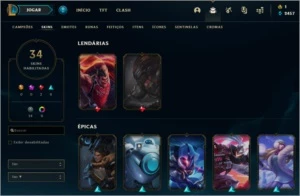 Conta Main Zed - League of Legends LOL