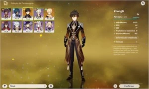 AR 10 Zhongli, fischl e bennett ++ Server NA - Genshin Impact