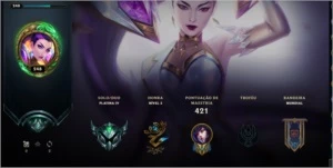 Conta PLAT4 - 131 skins, 6 míticas e 14 lendárias - League of Legends LOL