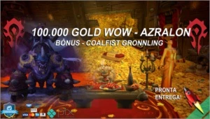100.000 Gold Wow Azralon E Outros Servidores. + Bônus - Blizzard
