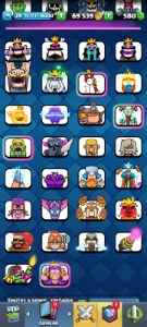 Conta clash royale com mais de um ano criada