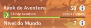 Conta Genshim Impact AR52, com 7 personagens 5 estrelas. - Genshin Impact