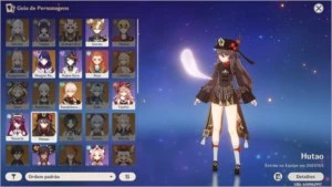 Conta Genshim Impact AR52, com 7 personagens 5 estrelas. - Genshin Impact