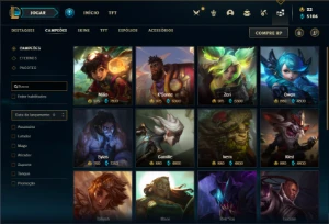 Conta bronze 4 com 150 Champs e 116 Skins - League of Legends LOL