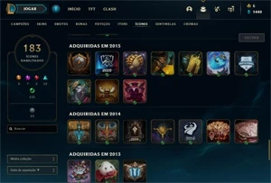 Conta Diamante 4 68 skins conta desde 2013 - League of Legends LOL