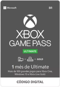Xbox Gamepass Ultimate 1 Mês - Com Xcloud - CÓDIGO 25 DÍGITO - Gift Cards