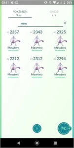 Conta pokemon GO LEVEL 32, Tem 6 Mewtwo. - Pokémon