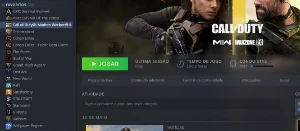 Conta com COD MW2,God Of War, New World, GTA V entre outros. - Steam