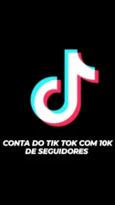 Conta do tik tok com 10k de seguidores - Outros