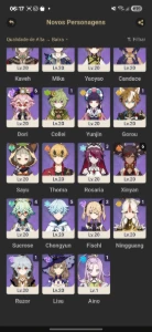 Vendo conta Genshin impact ar 58