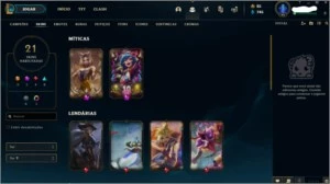 Conta Smurf Unranked Com Skin Ahri Prestígio MMR Alto - League of Legends LOL