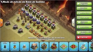 Conta Clash of clans cv11 semifull muito barata
