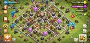 Cv11 quase full. - Clash of Clans