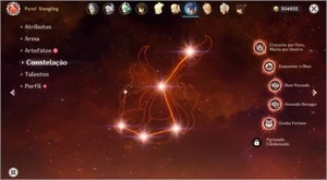GENSHIN IMPACT CONTA COM QIQI + ZHONGLI + NAT4 BONS - AR32