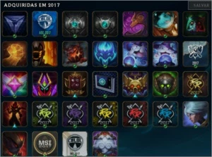 Conta league of legends de 2016 LOL