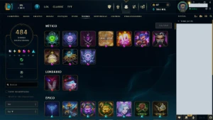 Conta LoL Diamante 1 | 314 Skins | 246k EA | Nível 478 | - League of Legends