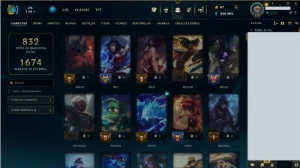 Conta LoL Diamante 1 | 314 Skins | 246k EA | Nível 478 | - League of Legends
