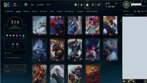 Conta LoL Diamante 1 | 314 Skins | 246k EA | Nível 478 | - League of Legends