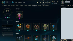 Conta LoL Diamante 1 | 314 Skins | 246k EA | Nível 478 | - League of Legends