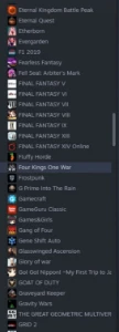 Conta Steam nivel 11 com 292 jogos + 107 reais em saldo