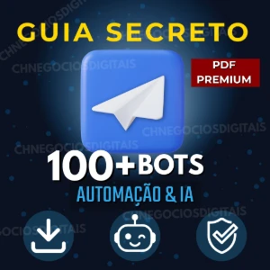 ⚡ Pack 100+ Bots Secretos Telegram: Ferramentas de Automação