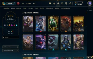 Conta Mestre + 500 Pdl Full Champions 292 Skins Full Acesso - League of Legends LOL