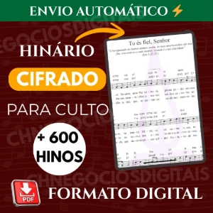 Hinário Cifrado PDF: +600 Hinos Clássicos e Tradicionais
