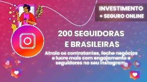 [Instagram] 200 Seguidoras Mulheres Br - Reposicao! - Redes Sociais