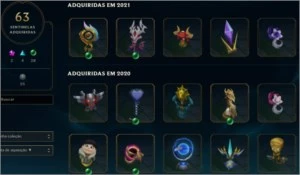 Vendo conta no lol 1028 skins - League of Legends