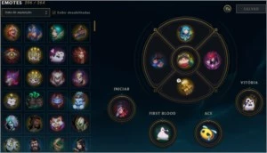 Vendo conta no lol 1028 skins - League of Legends