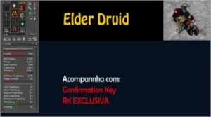 Druid lvl 258 - 20 dias double Experience/Skill - Tibia