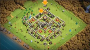 Centro De Vila 11 No Defense - Clash of Clans