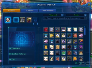 Conta Ladmo server alpha 3.5k ht 3.8 at de selos abertos - Digimon Masters Online