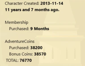 Conta AQW - 11 Anos - Rare Rarity - Mid / End Game - Adventure Quest World